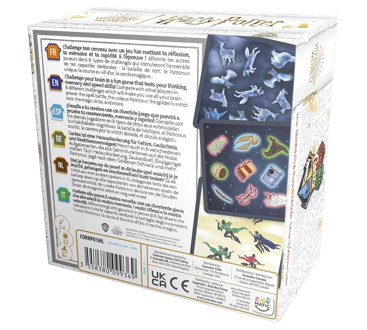 Cortex Harry Potter – Jeu de Société Asmodee | Défis Mémoire & Logique – Enfants dès 8 ans (2 à 6 joueurs)