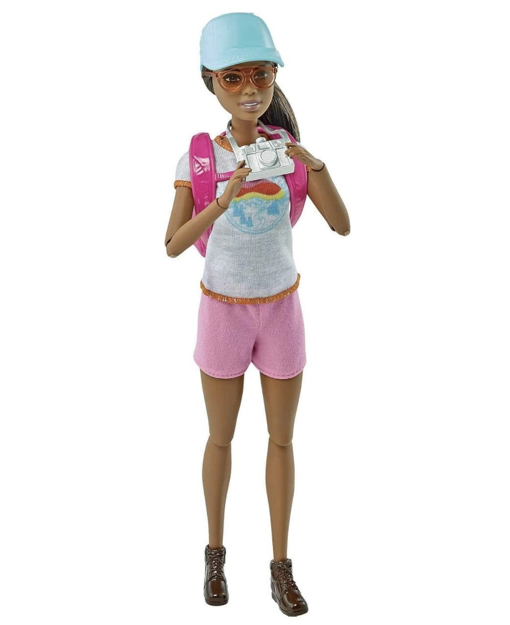 Barbie Bien-Être – Coffret Randonnée avec Barbie, Chiot & 9 Accessoires Outdoors (Réf. GRN66)