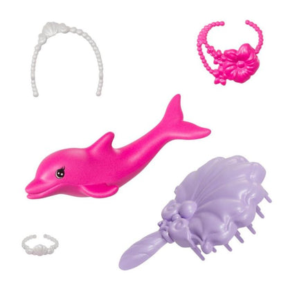 Barbie Sirène Brooklyn HRP98 – Cheveux roses & dauphin - vue 2