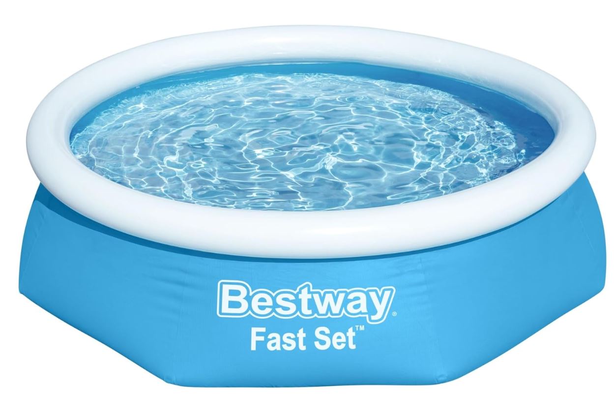 Piscine Gonflable Bestway Fast Set™ 244 x 61 cm – Kit Complet avec Pompe de Filtration – Installation Rapide