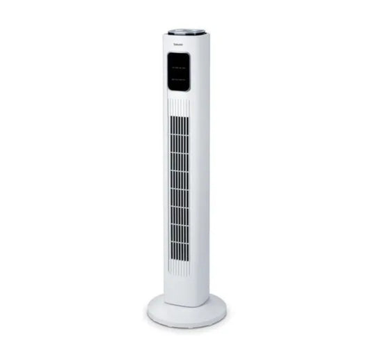 Beurer LV 200 – Ventilateur Colonne Oscillant Silencieux avec Télécommande – 3 Vitesses – Design Compact et Élégant
