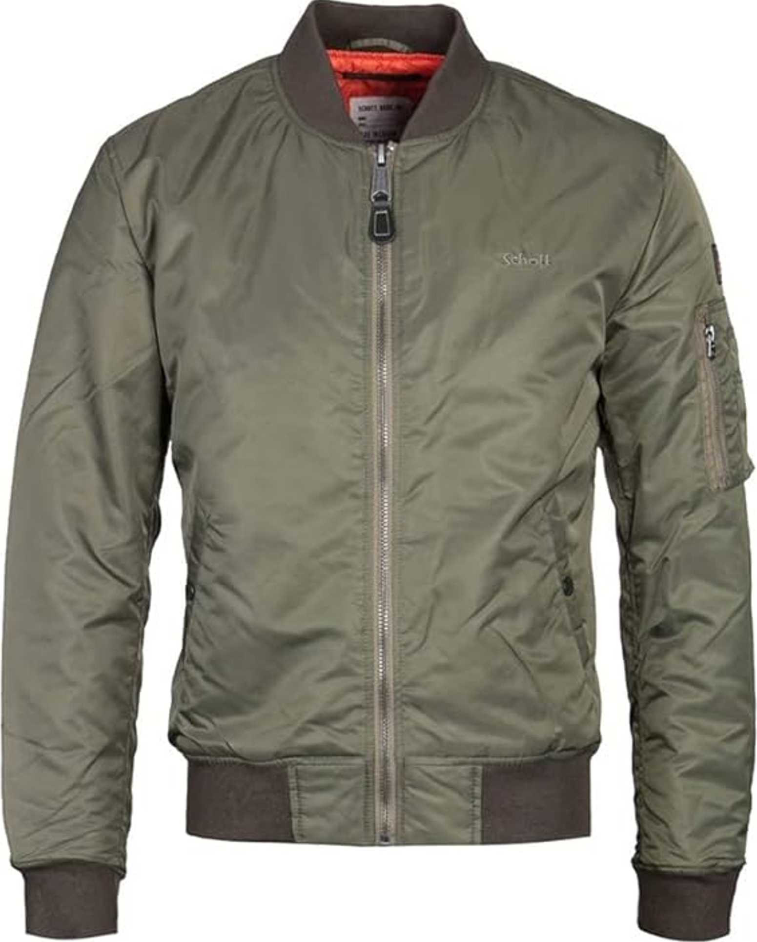 Bomber Kaki Homme Schott Jet17
