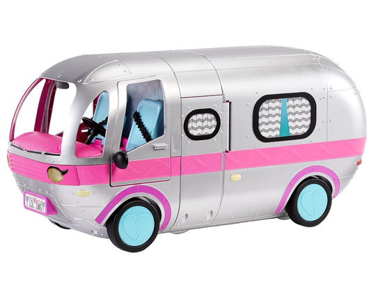 Camping-Car LOL Surprise OMG Glamper 2-en-1 – Véhicule et Maison de Poupées – Sons et Lumières – Dès 4 Ans
