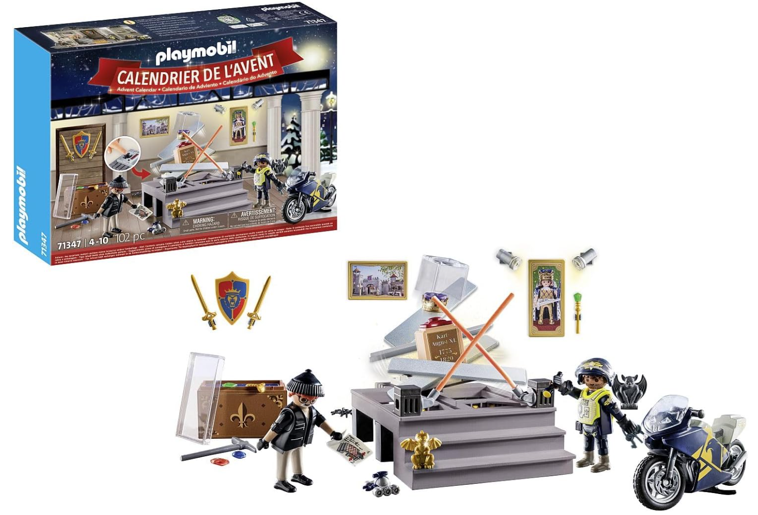 Calendrier de l’Avent PLAYMOBIL Police 71347