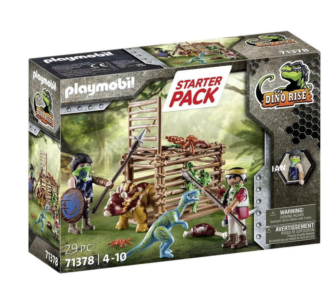 Playmobil 71378 Dino Rise – Triceratops Release Team Starter Pack