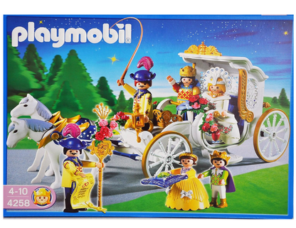 Playmobil 4258 Château de Princesse + Carrosse – Mariés - vue 2
