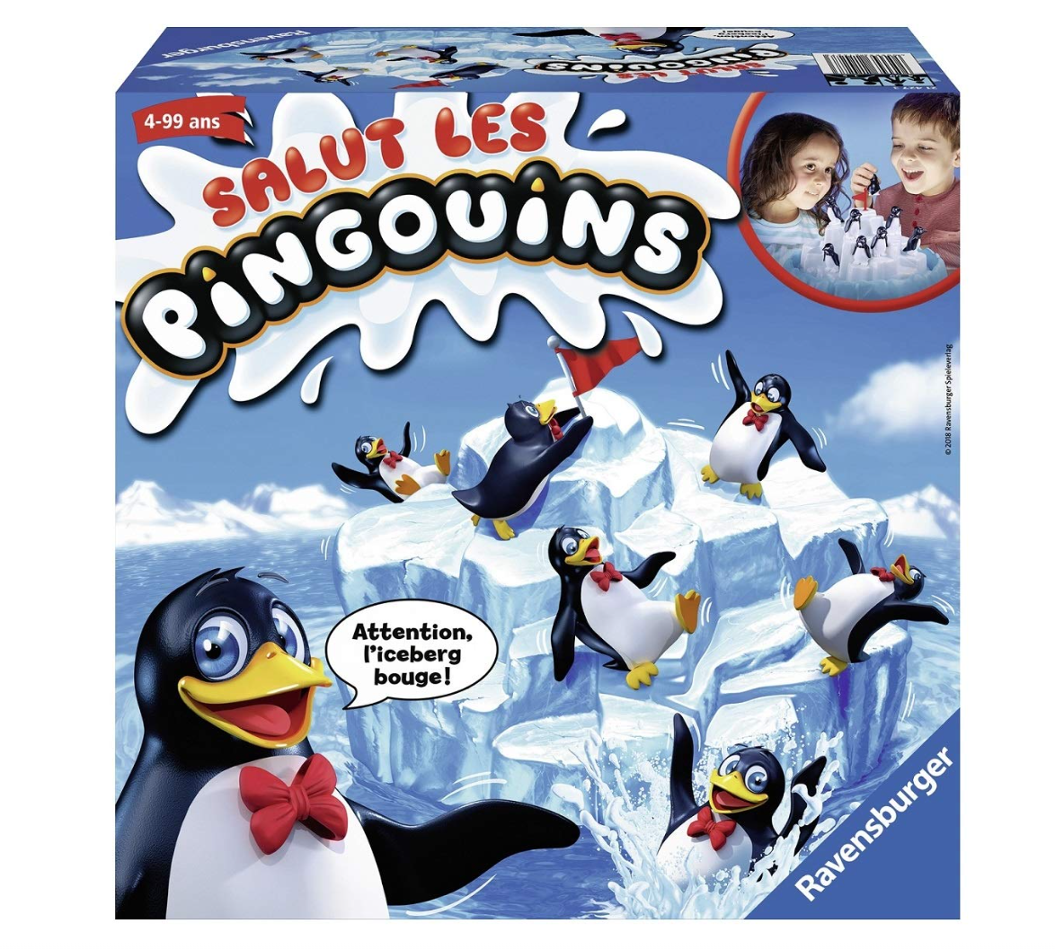 Ravensburger – Salut les Pingouins ! Jeu de société familial amusant dès 4 ans