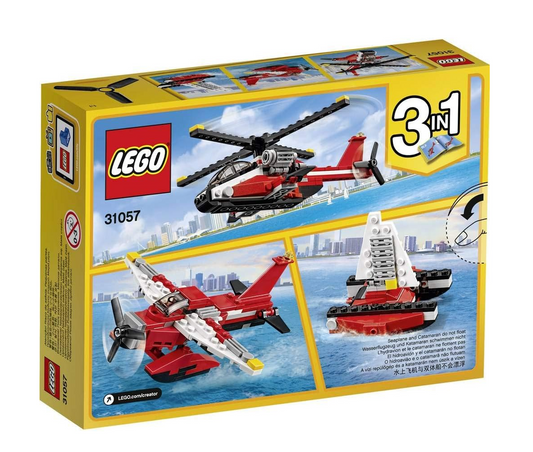 LEGO Creator 31057 – L’Hélicoptère rouge 3-en-1
