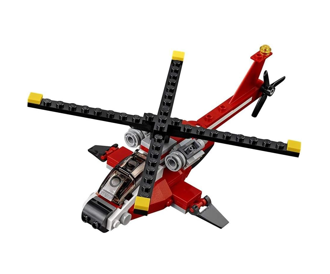LEGO Creator 31057 – L’Hélicoptère rouge 3-en-1