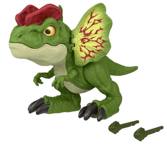 Jurassic World Uncaged Fierce Launchin’ Dilophosaurus – Jouet dinosaure avec tir et sons