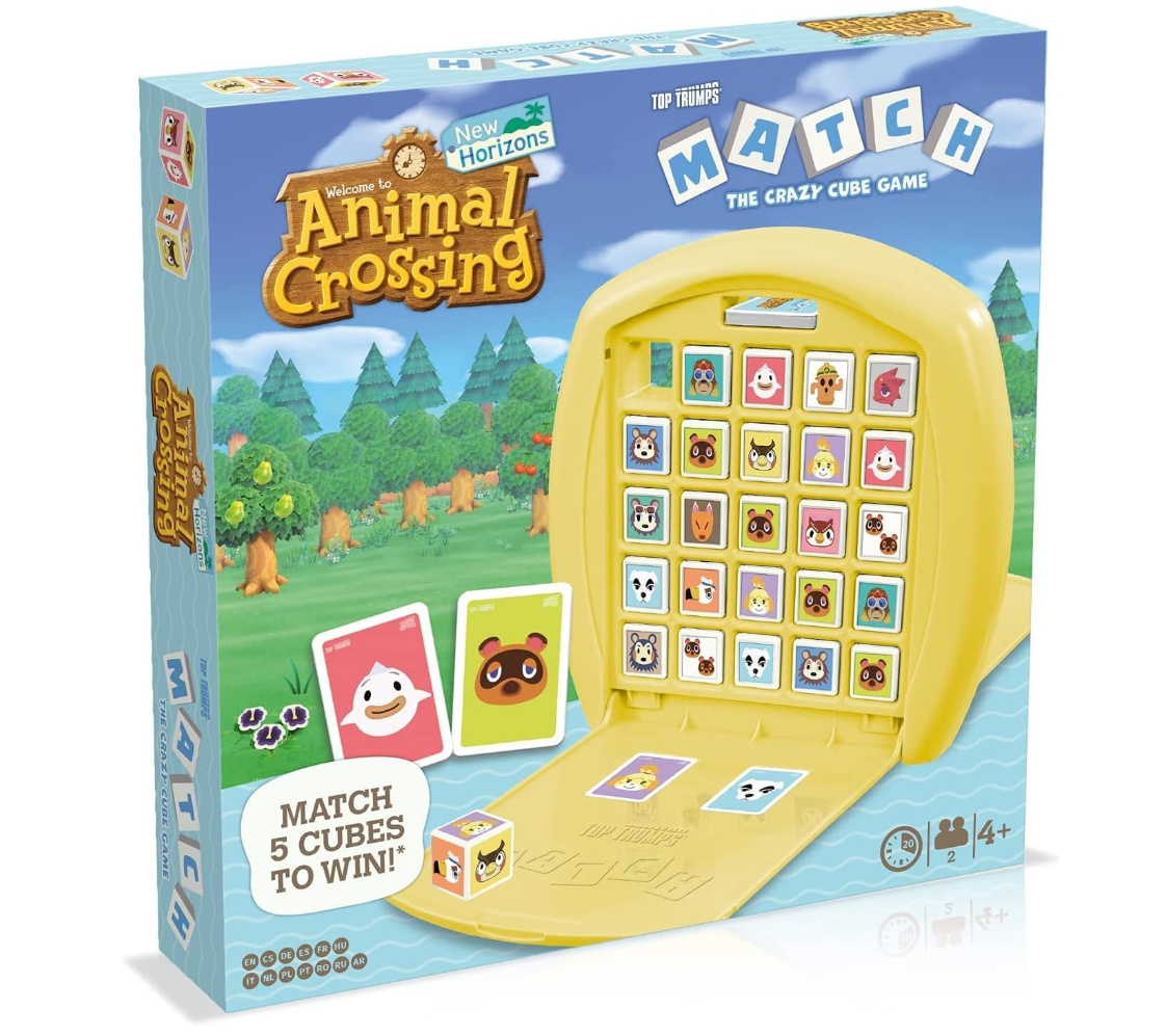 Top Trumps Match Animal Crossing – Jeu de société tactique dès 4 ans