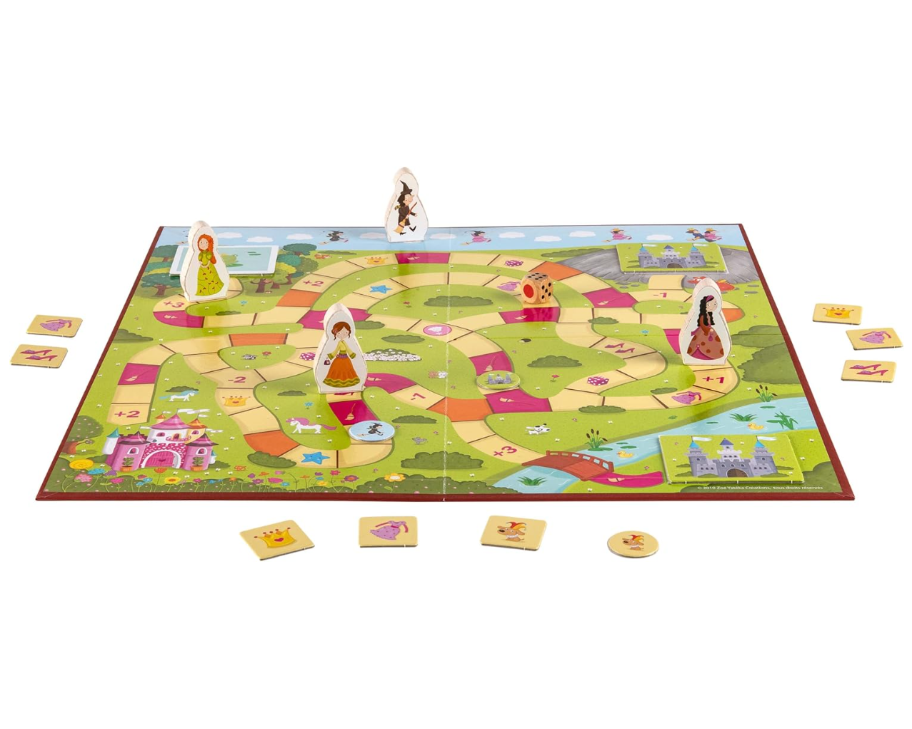 Rêve de Princesse – Jeu de parcours et stratégie semi-coopératif dès 5 ans