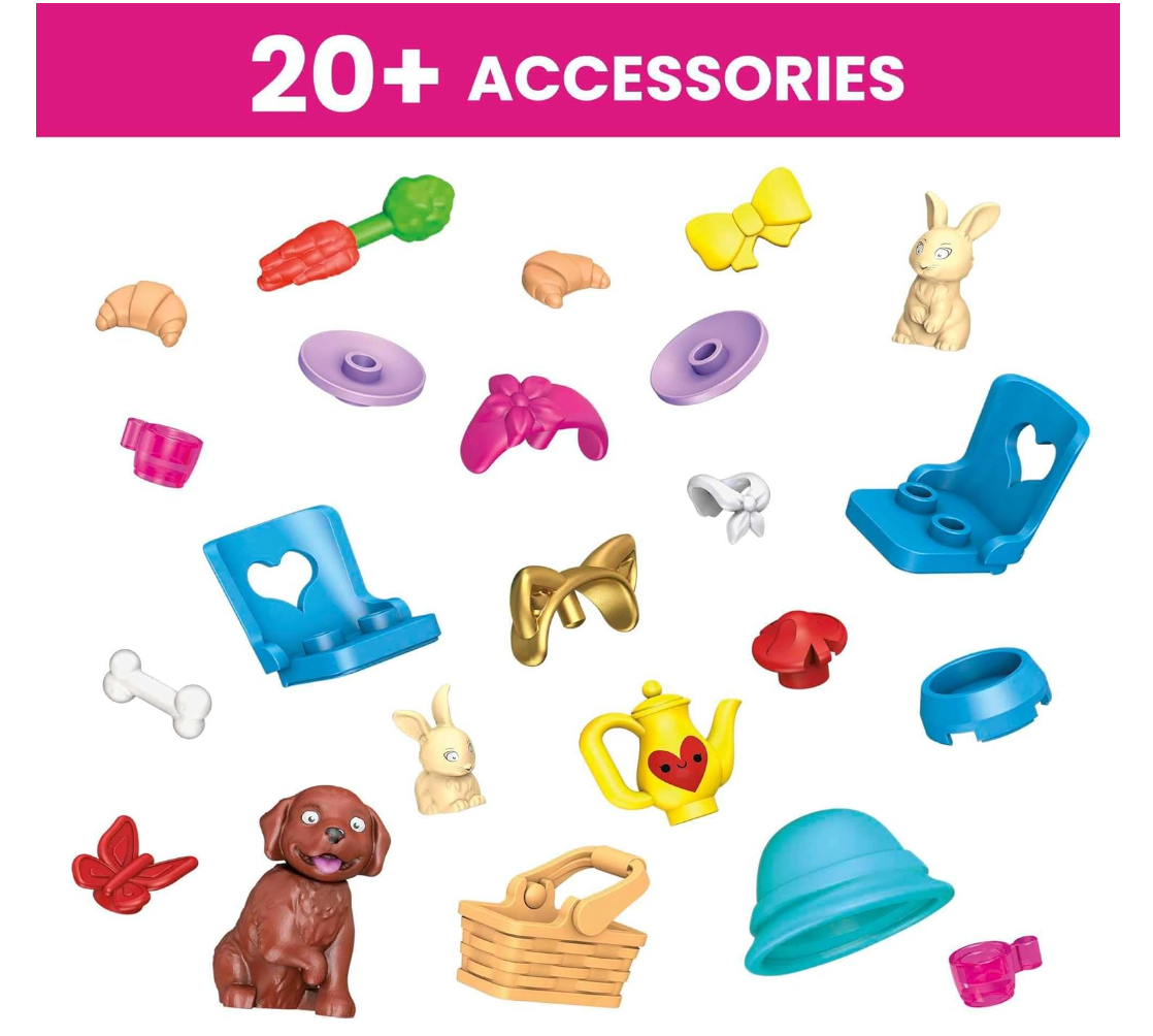 MEGA Barbie – Aventure en Camping-Car de rêve – Jeu de construction 123 pièces dès 5 ans