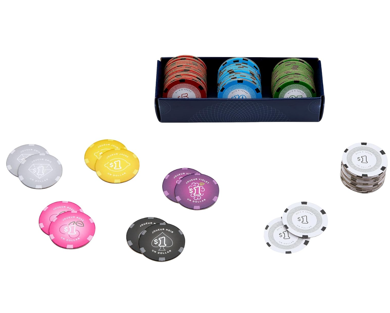 Mattel Games – Quiz à Vegas – Jeu de culture générale et de pari – Version française dès 13 ans