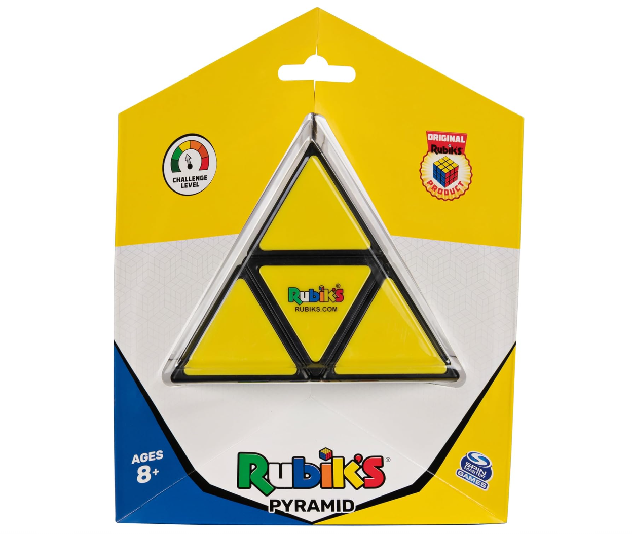 Rubik’s Pyramid – Casse-tête classique 3D multicolore – Jouet logique dès 8 ans