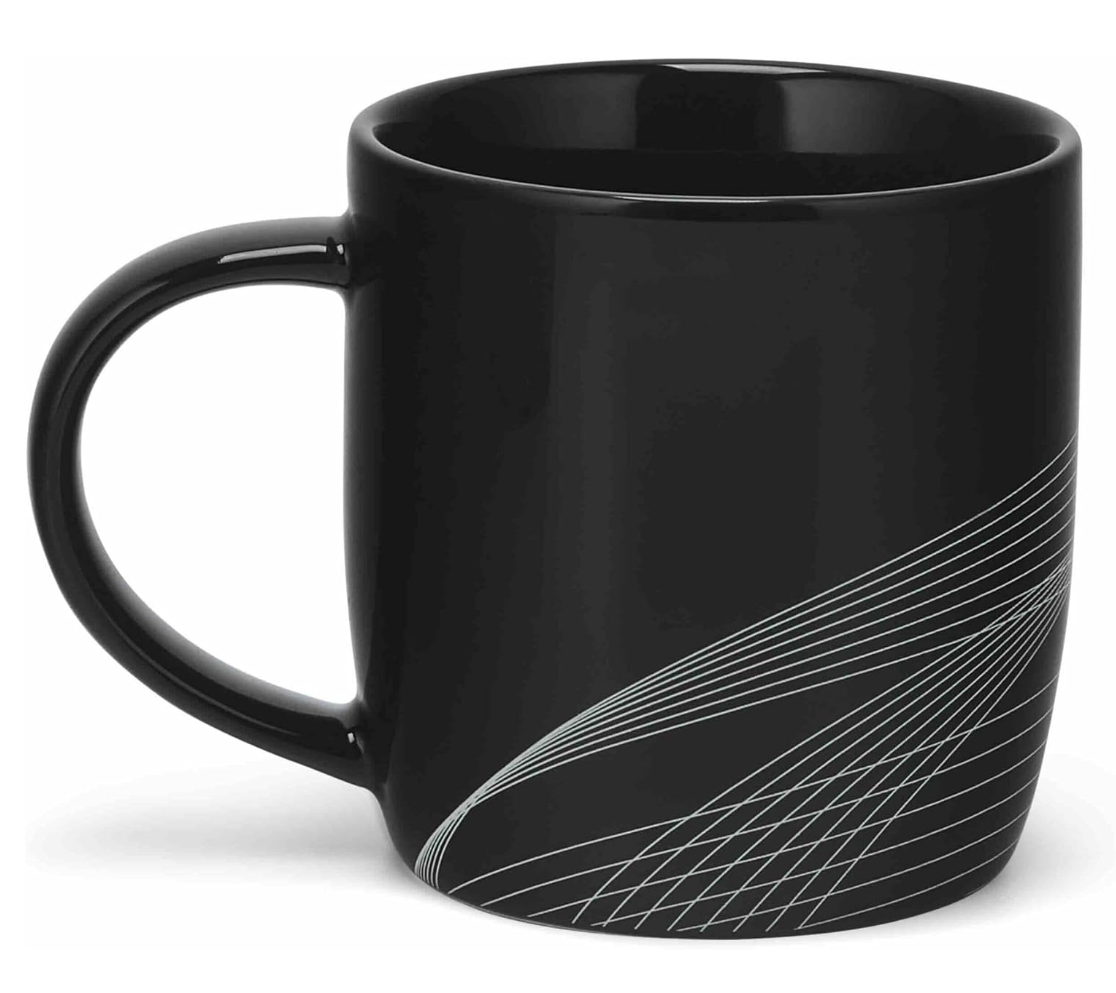 Mercedes AMG Petronas – Tasse F1 noire avec logo officiel – 350 ml