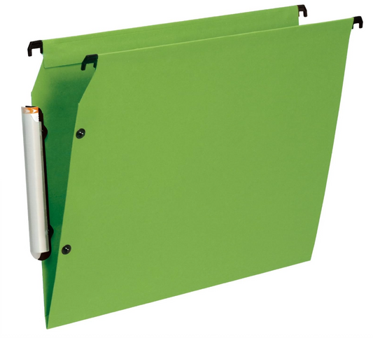 Esselte VisioPlus LGM PP – Lot de 10 dossiers suspendus latéraux A4 – Capacité 100 feuilles – Vert