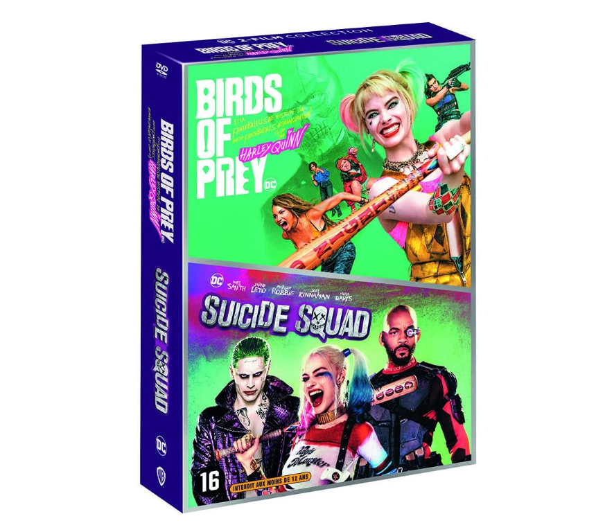 Birds of Prey + Suicide Squad – Coffret DVD – Films DC Comics avec Harley Quinn