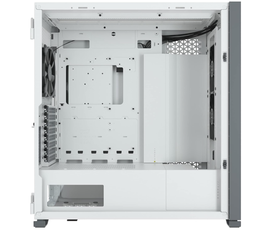 Corsair 7000D Airflow – Boîtier PC ATX grande tour blanc à flux d’air élevé – 3 ventilateurs 140 mm inclus