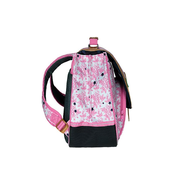 Cartable Tann’s Les Fantaisies Camélia 38 cm – Cartable écolier fille assorti et écoresponsable