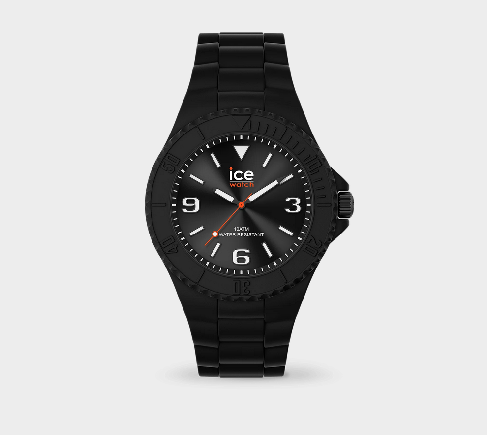 ICE-WATCH – Montre homme Ice Generation Black avec bracelet en silicone – Taille Large (019874)