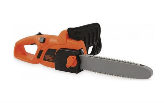 Smoby Black+Decker – Tronçonneuse électronique pour enfant – Jouet de bricolage avec sons réalistes – Dès 3 ans