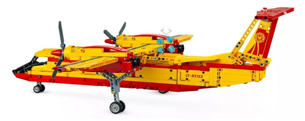 LEGO Technic 42152 – Avion de Lutte Contre l’Incendie – Maquette de pompier à construire dès 10 ans