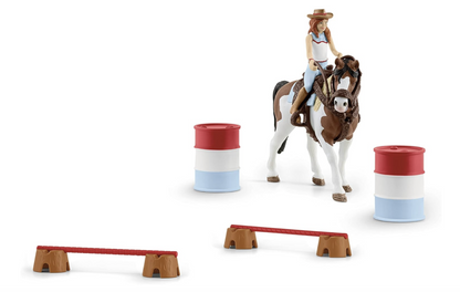 Schleich Horse Club 42441 Cheval Hannah & Set Rodéo – 5+
