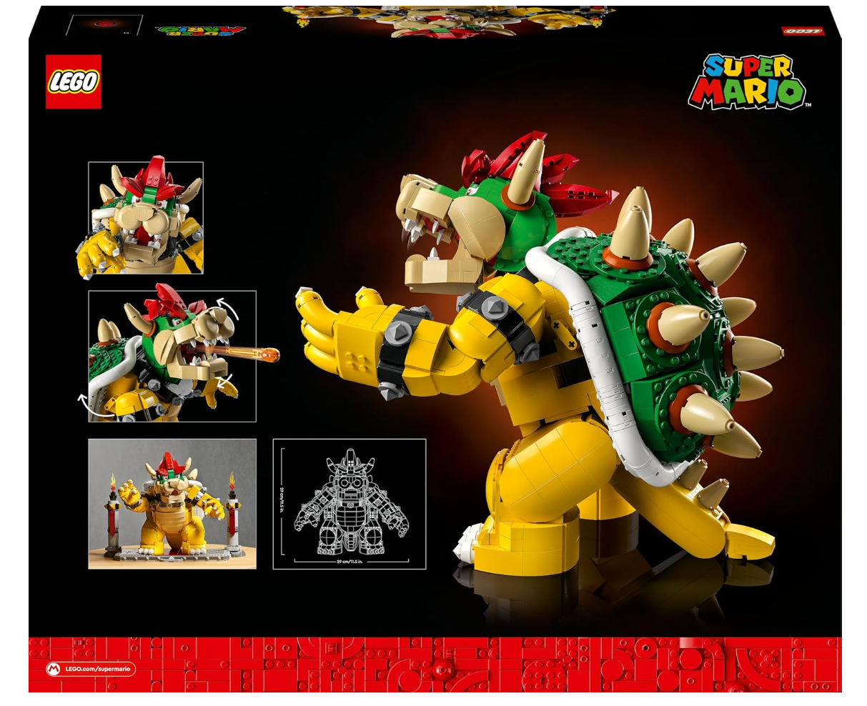 LEGO Super Mario 71411 – Le Puissant Bowser – Figurine 3D à construire et à collectionner