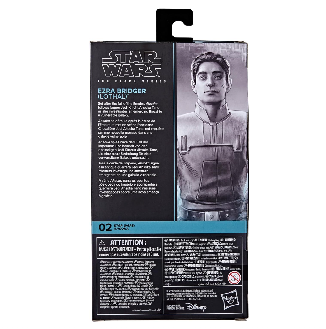 Star Wars The Black Series – Figurine Ezra Bridger (Lothal) 15 cm – Série Ahsoka