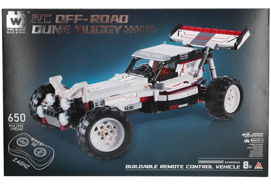 Wise Block W – Kit Voiture Télécommandée à Construire – 600+ pièces STEM dès 8 ans