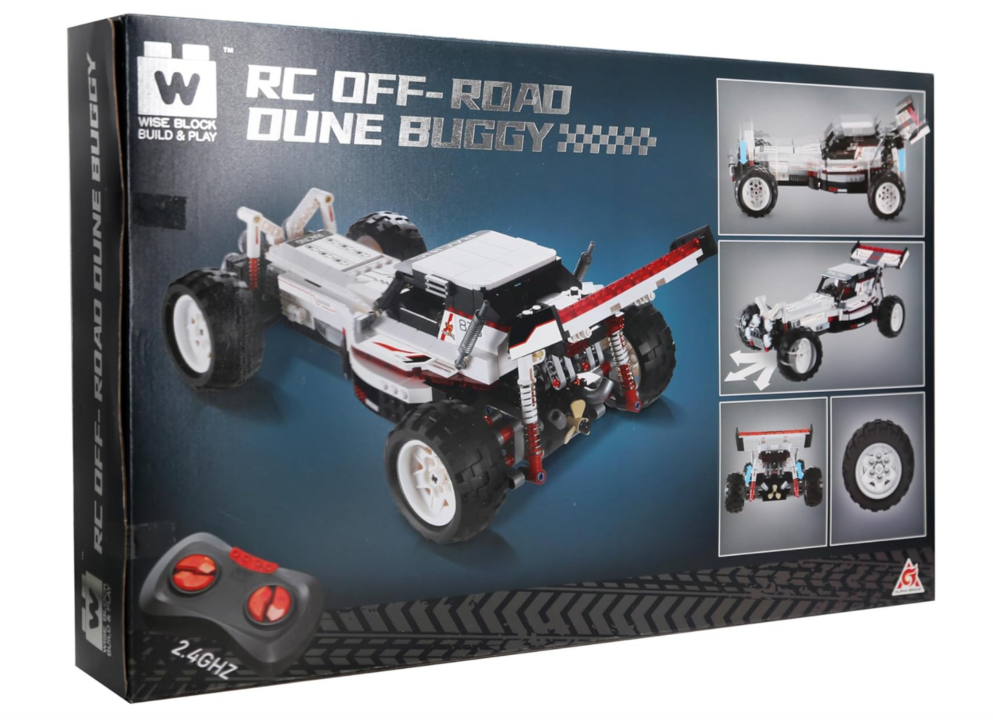 Wise Block W – Kit Voiture Télécommandée à Construire – 600+ pièces STEM dès 8 ans