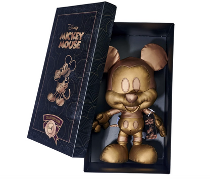 Disney Mickey Mouse Bronze 35 cm – Peluche Collector Édition Avril