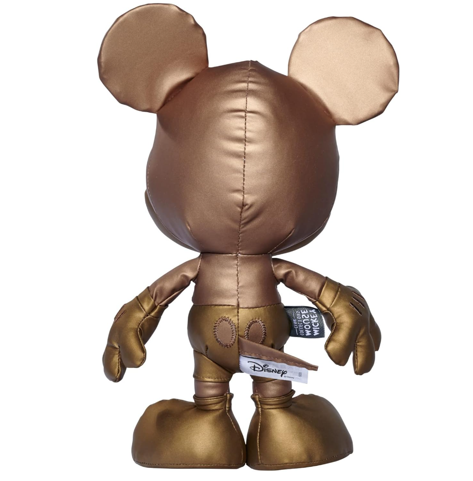 Simba – Disney Mickey Mouse Bronze Édition Avril – Peluche Collector 35 cm – Édition Limitée Amazon