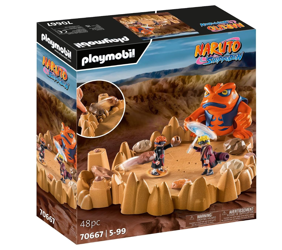 Playmobil 70667 – Naruto vs. Pain – Set de combat inspiré de l’anime culte