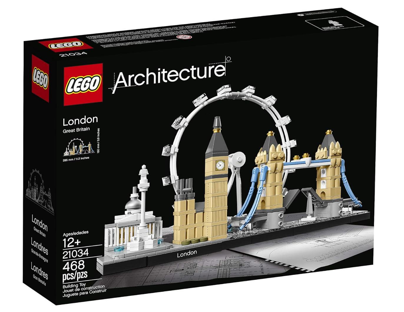 LEGO Architecture 21034 – Londres – Set de construction architectural emblématique