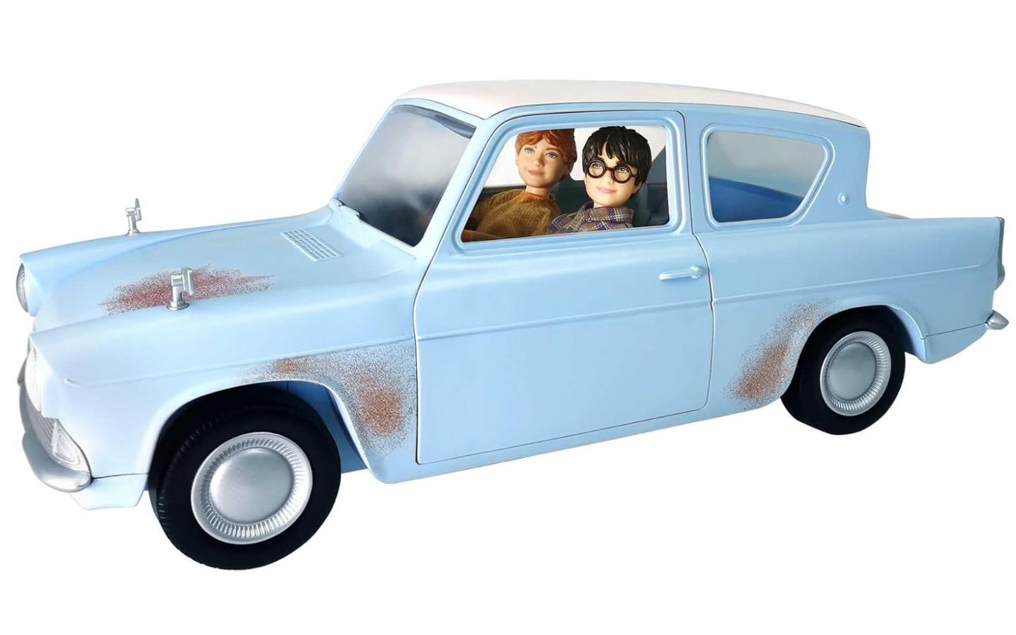 Harry Potter – Coffret L’Aventure en Voiture Volante – Poupées Harry & Ron Weasley + Ford Anglia