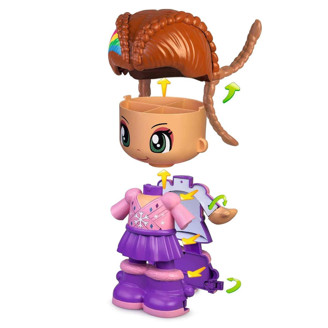 Pinypon – Iris Surprise – Coffret Personnage Principal avec Accessoires et Mini-Figure