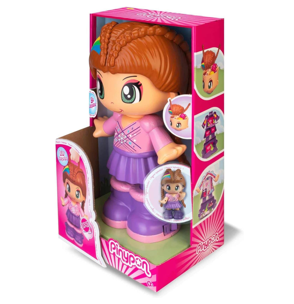 Pinypon – Iris Surprise – Coffret Personnage Principal avec Accessoires et Mini-Figure