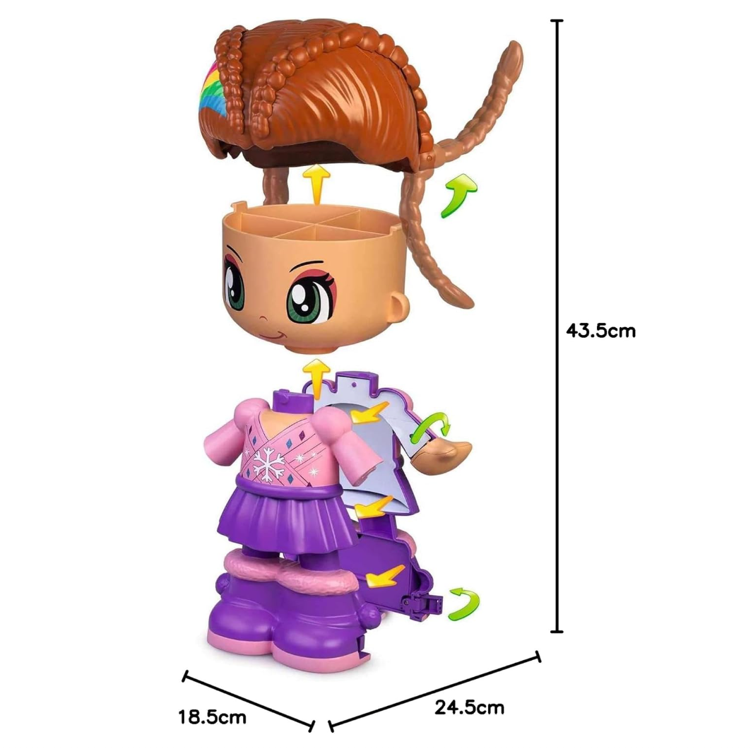 Pinypon – Iris Surprise – Coffret Personnage Principal avec Accessoires et Mini-Figure