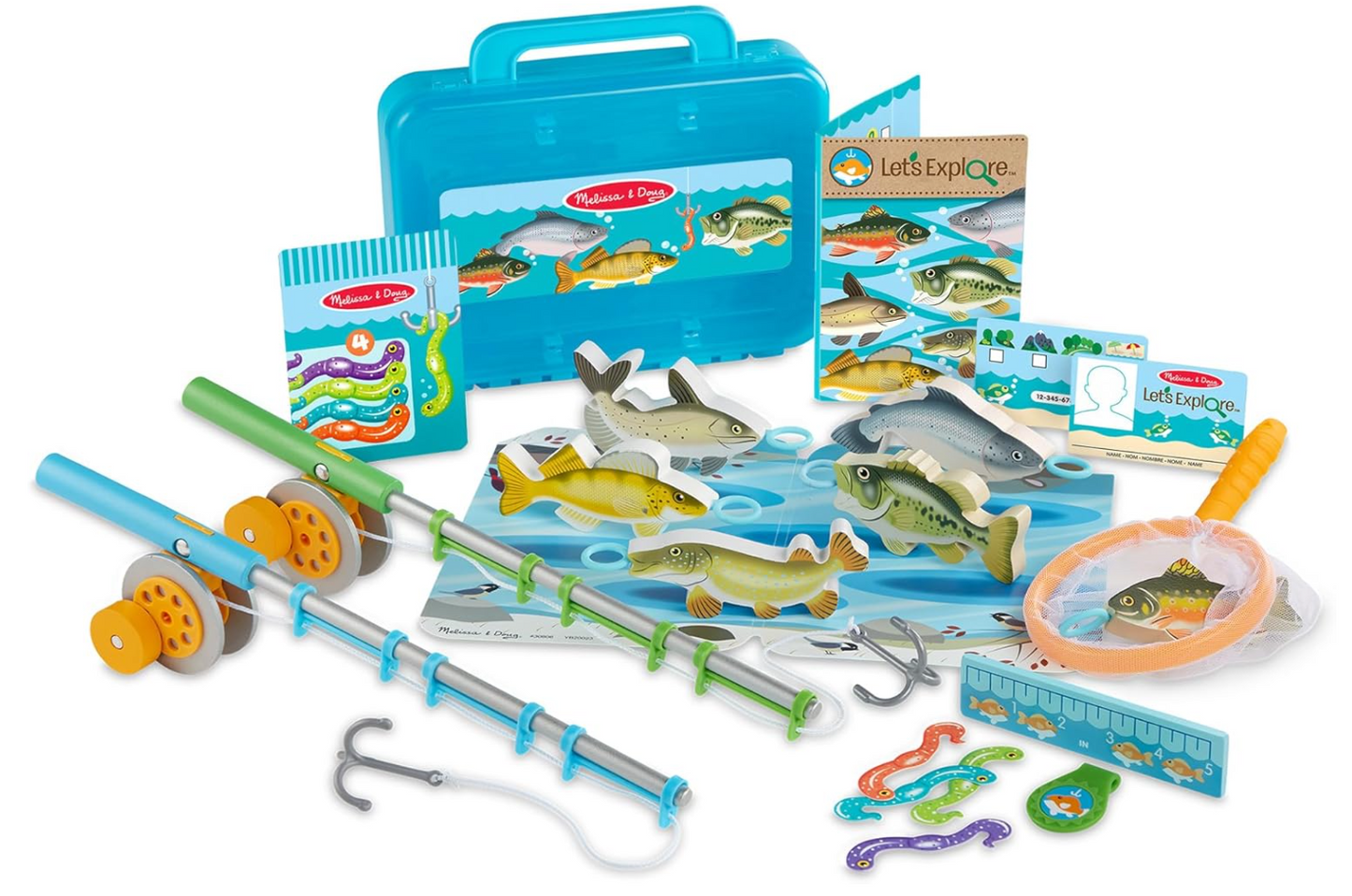 Melissa & Doug – Let's Explore Kit de Pêche – Jeu de Simulation et d’Imagination dès 3 ans