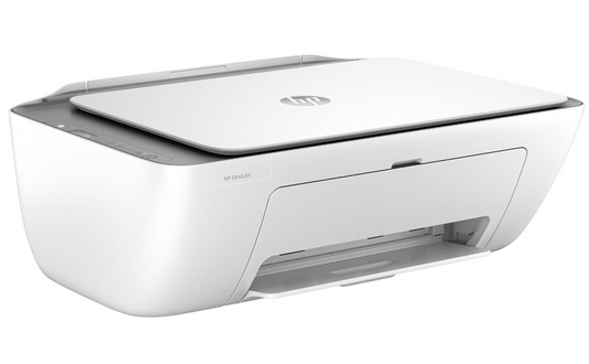 HP DeskJet 2820e – Imprimante tout-en-un Wi-Fi blanche et grise – PRODUIT RECONDITIONNÉ COMME NEUF (sans cartouches)