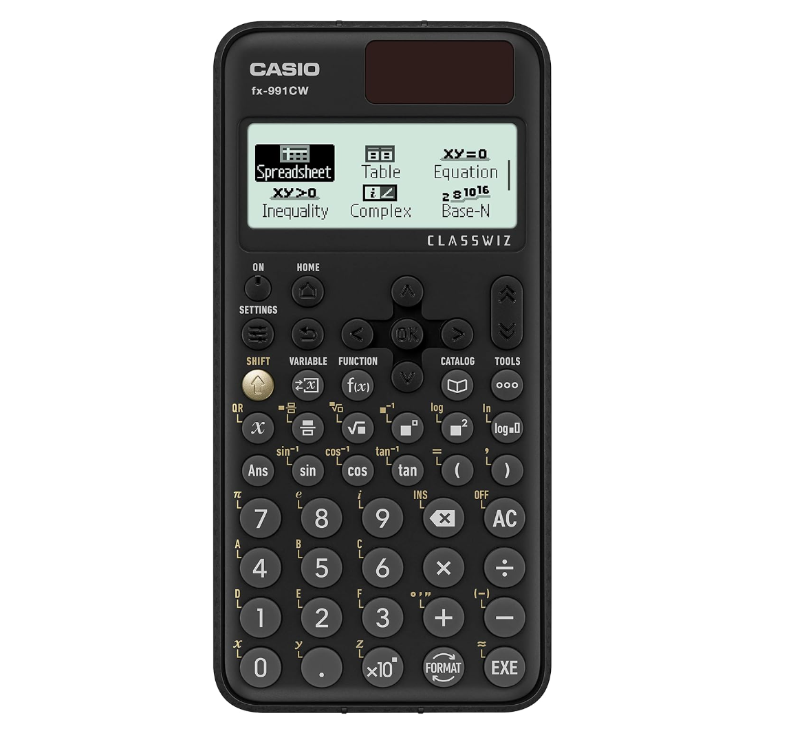 Casio FX-991CW (Modèle 2024) – Calculatrice scientifique 540 fonctions – Produit comme neuf reconditionné (emballage d’origine ouvert) (Copie)