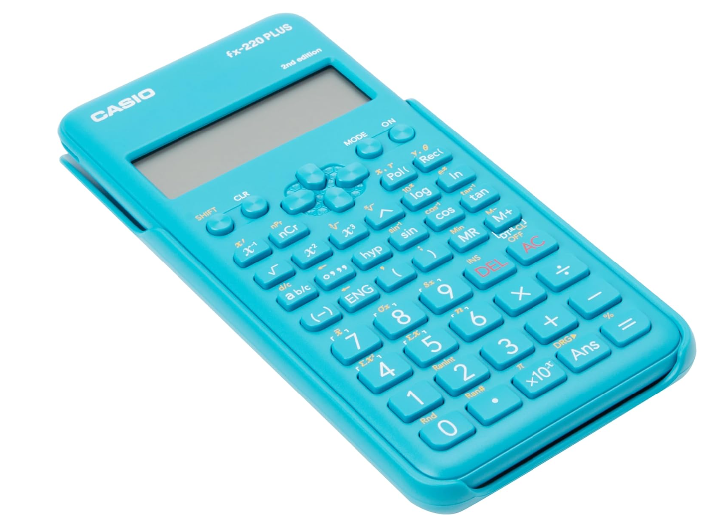 Casio FX-220 Plus 2 – Calculatrice scientifique 181 fonctions – Occasion comme neuve (emballage d’origine) – Bleu clair
