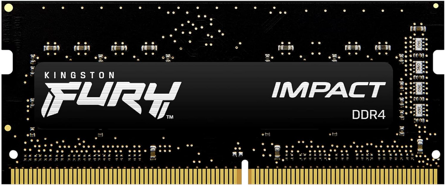Kingston FURY Impact 16 Go DDR4 3200 MHz CL20 – Mémoire RAM pour ordinateur portable – KF432S20IB/16 – Neuf scellé