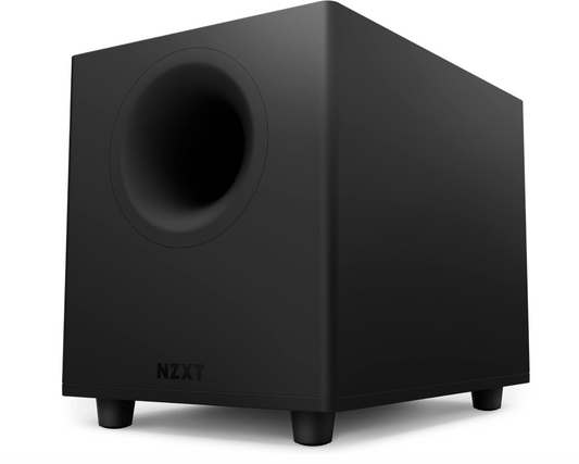 NZXT Relay Subwoofer – Caisson de basses PC 140W avec haut-parleur 6,5” Down-Firing – Noir