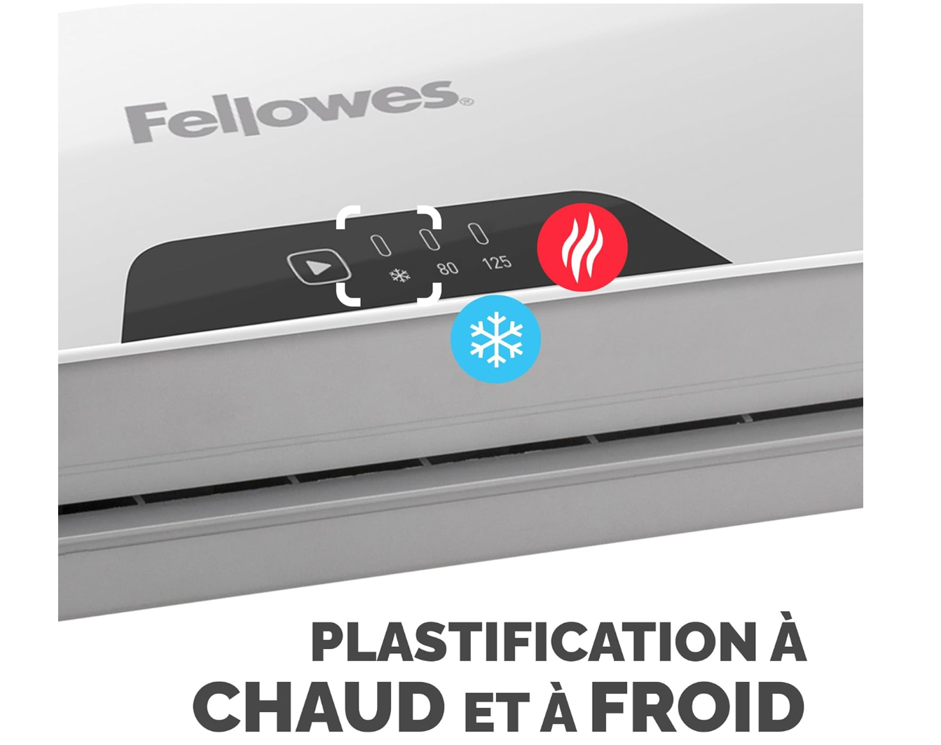 Fellowes Pixel A4 – Plastifieuse 125 microns avec 10 pochettes incluses – Compacte et rapide