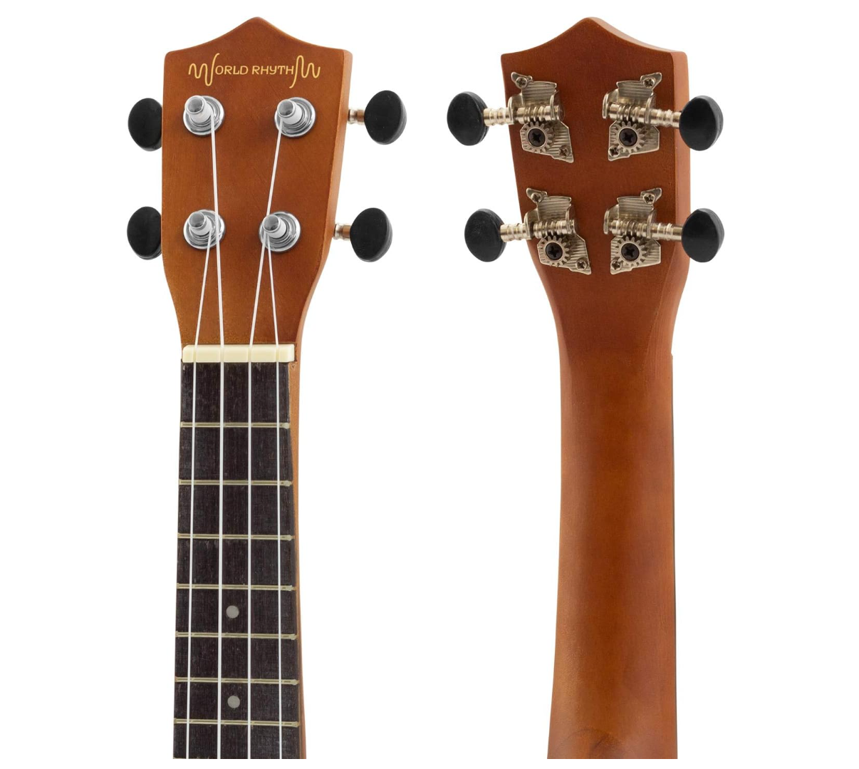 World Rhythm – Ukulélé Soprano Débutant Finition Naturelle – Reconditionné Occasion Comme Neuf