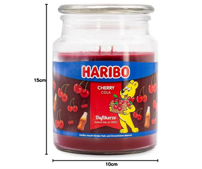 Bougie parfumée Cherry Cola 510 g – 2 mèches couvercle 110h - vue 3