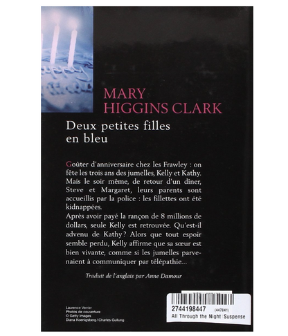 Deux petites filles en bleu – Mary Higgins Clark – Édition Reliée Roman Policier - vue 2